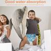 3PCS Cloth Diaper Strong Water Absorption Baby Nappy Adjustable Baby Cloth Diaper Without Side Leakage