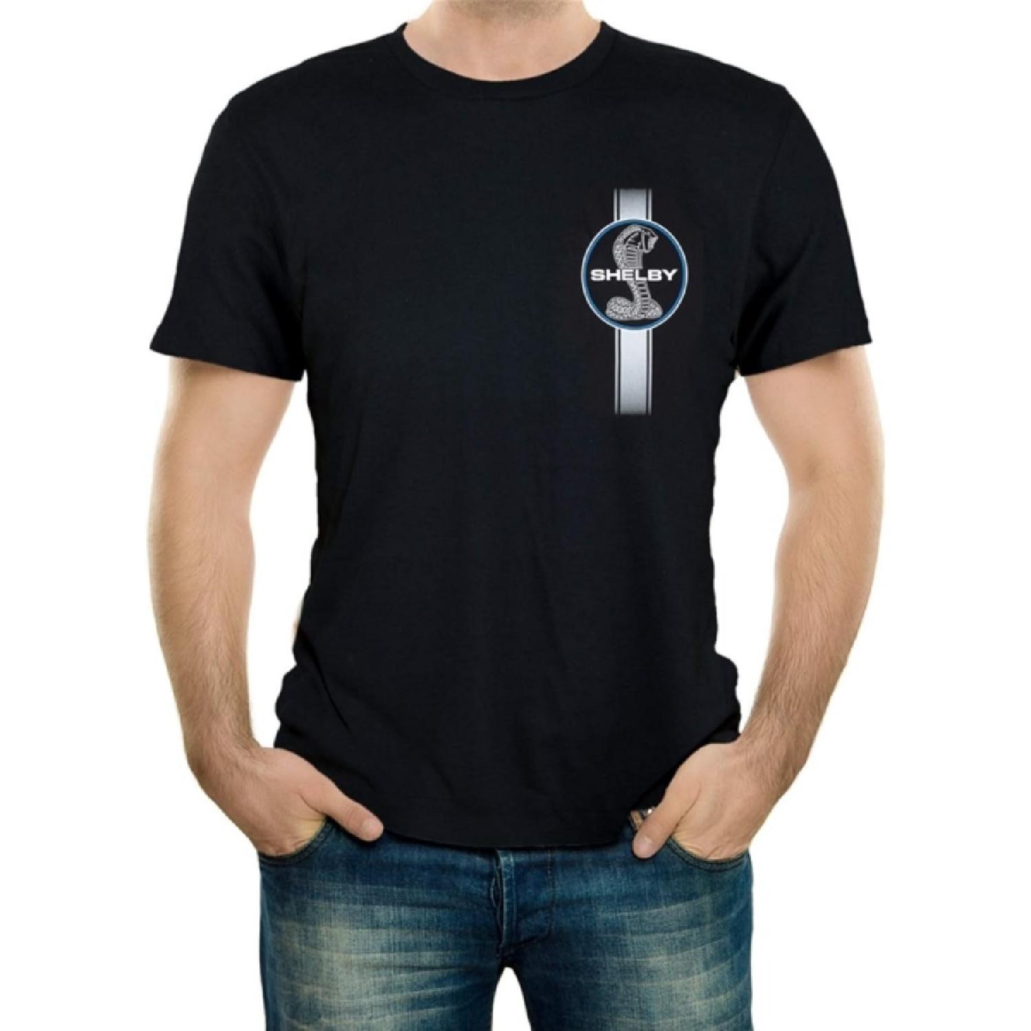 

Shelby Muscle Stripe Black Tee T-Shirt _ Officialy Licensed Shelby® Product _ 100% Cotton XXXXXL різнокольоровий
