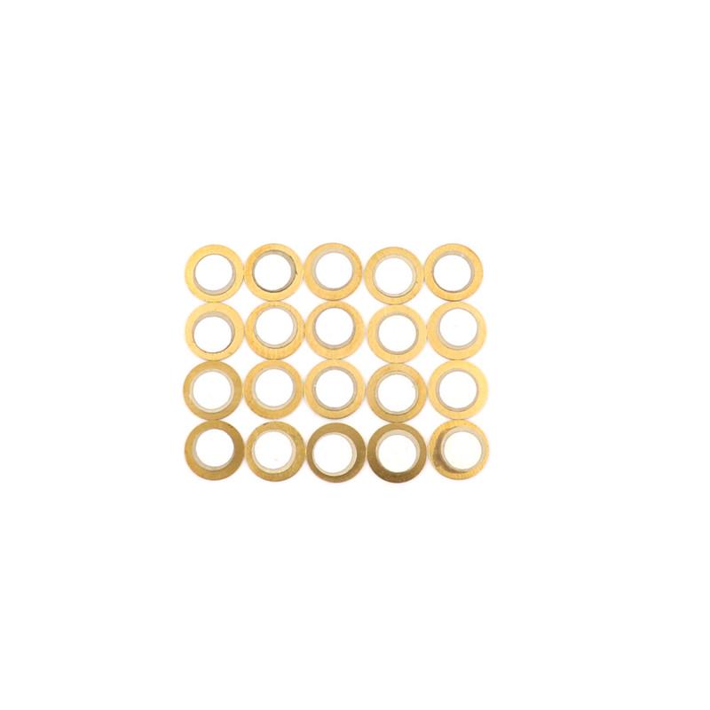 20Pcs 15Mm Piezo Elements Sounder Sensor Trigger Drum Disc Copper
