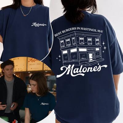 Off Campus Hannah Wells T-Shirt Malone's T-Shirt Briar University Hockey Romanze T-Shirt Sommer Herrenbekleidung Damen T-Shirt