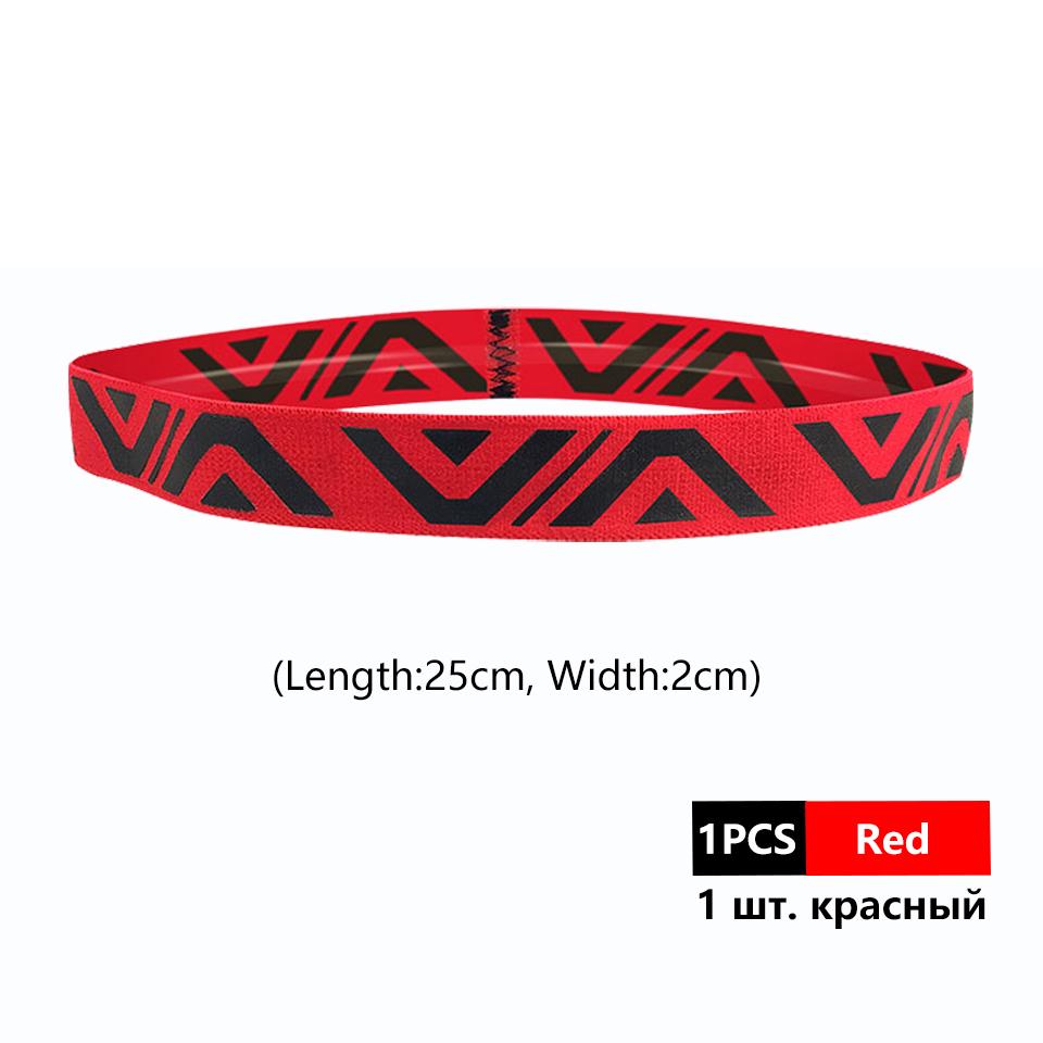 Herren Damen Sport Stirnband Atmungsaktiv Sport Schweiß Haarband Stirnschutz Laufen Fitness Training Yoga Tennis Elastisches Schweißband rot
