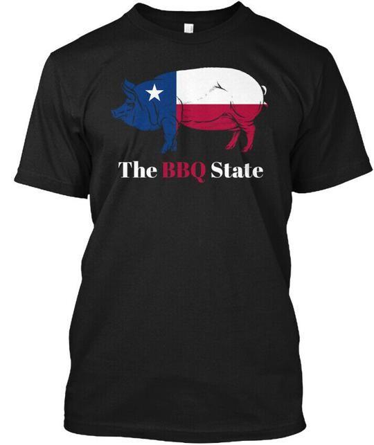 Bbq S State Dallas Texas T-Shirt Made in the USA Size to 5XL