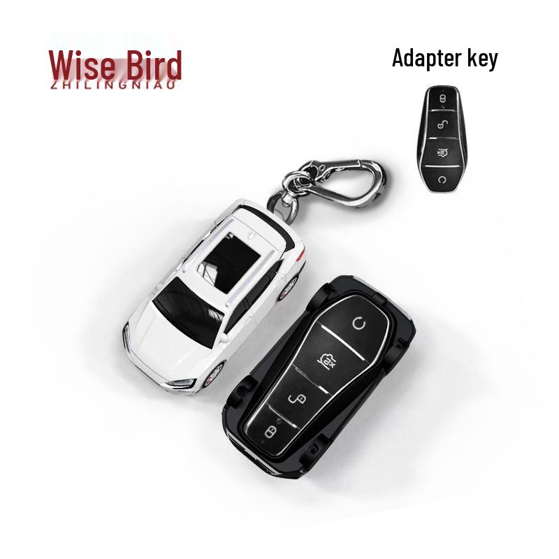 Capa para Chave BYD Song Plus: Capa Protetora Modelo Pássaro Zhiling com Luz, Design Criativo