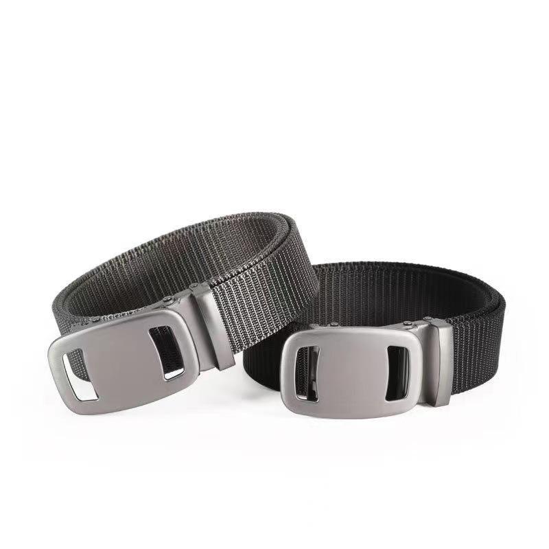Herren Taktischer Nylon Automatikschließe Ledergürtel