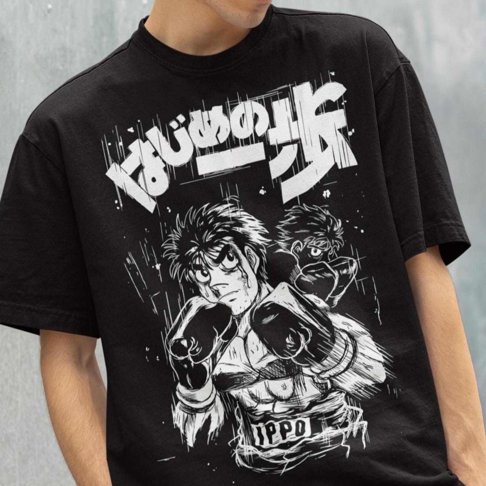 Boxing Anime Graphic Tshirt - Manga Sports Strategy Shirt,Otaku Fighter Motivation Gift M