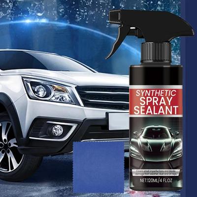 Spray cerámico para coche, nanolimpiador y abrillantador, agente de recubrimiento multifuncional para coche, sellador rápido para coche, spray cerámico de 120 ml
