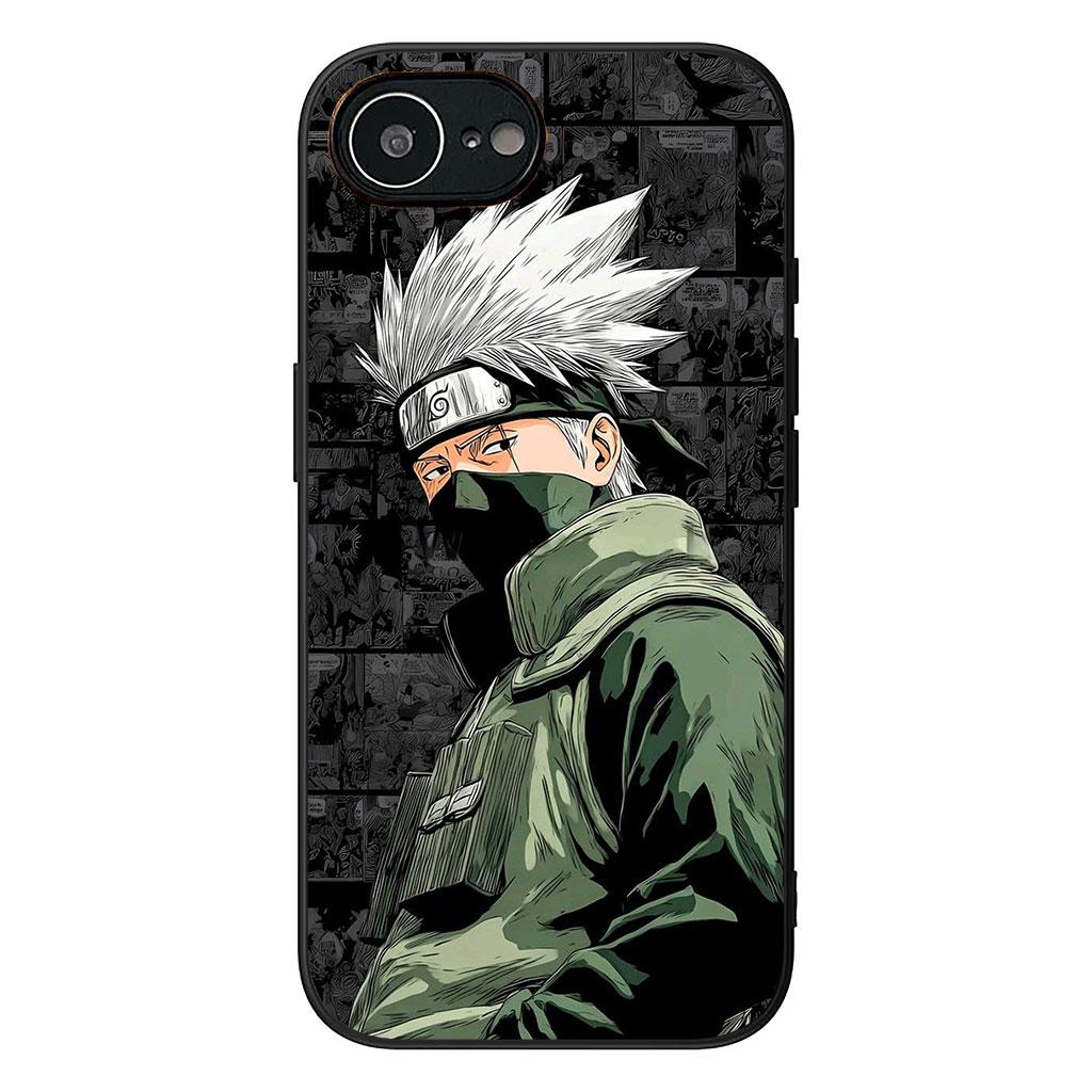Anime Kakashi Hatake Narutos Phone Cover Case for Apple iPhone 16 15 14 Plus 13 12 Mini 17 Pro Max + ProMax 16E Air 16+ Casing