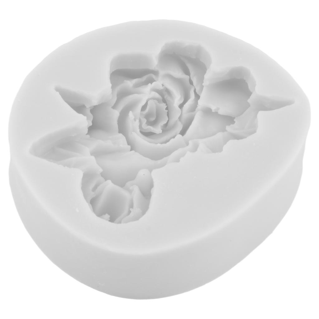 DIY Flower Silicone Mould Gardenia Plumeria Fondant Moulds Cake Decorating Tools Cupcake Candy Resin Clay Moulds Chocolate Mould