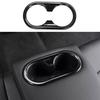 For Hyundai Sonata - Titanium Black Rear Water Cup Panel Frame Trim 1x