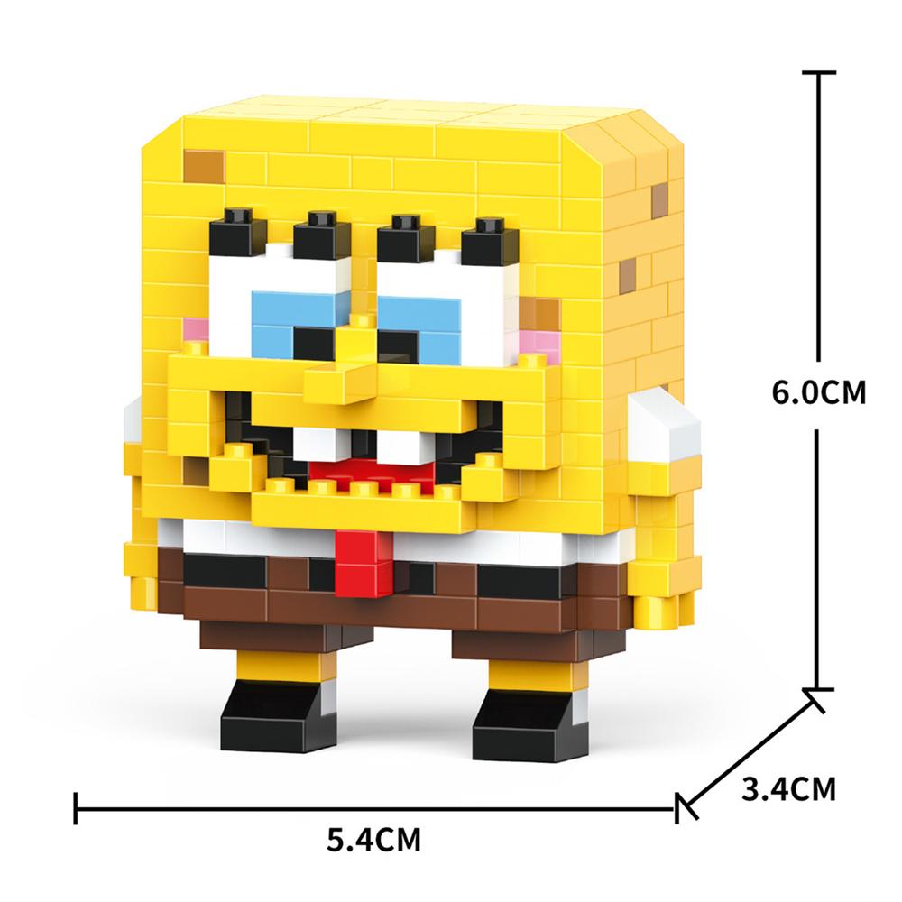 Cartoon Anime  Blocks Kuromi My Melody Cinnamoroll Mouse Building Blocks Doll Toy Kids Birthday Gift
