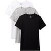 Round Neck Slim Fit Breathable Comfortable Solid Color Short Sleeve Pajama Top 3 Pack Men Tops NB4051-009
