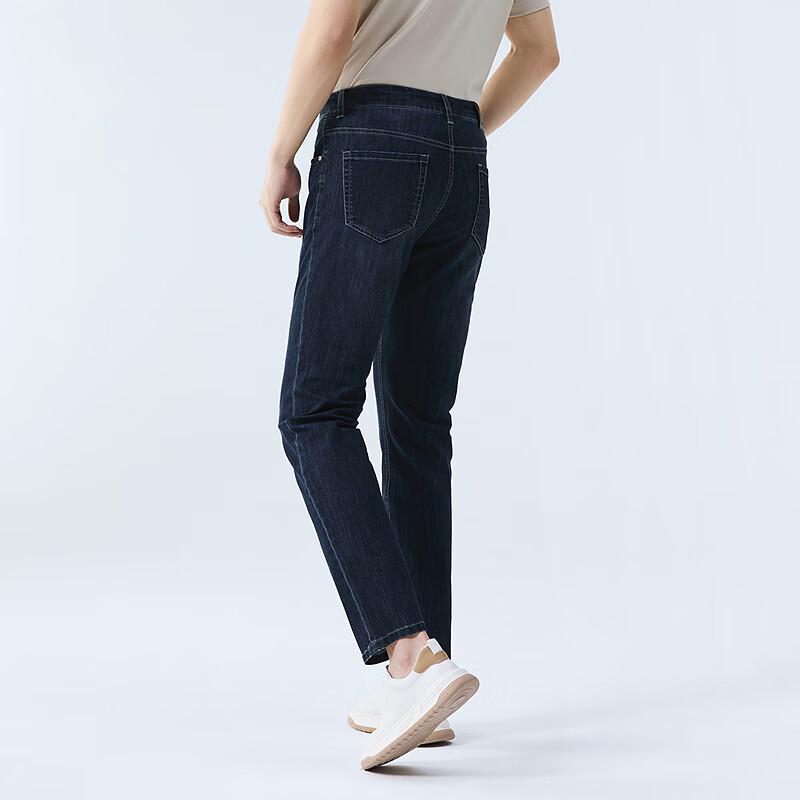 

Мужские джинсы из выстиранного денима прямого кроя Septwolves 34