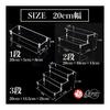 LEBONANIE Acrylic Figure Case Collection Case Clear 1 Tier 20cm