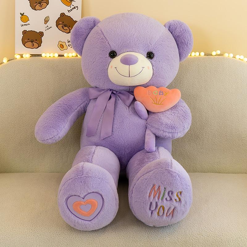 

Качественный цветок Большая кукла-медведь Обнимающий медведь Тряпичная кукла Признание Девушка Подарок на День святого Валентина Плюшевая игрушка 120cm 3.8kg