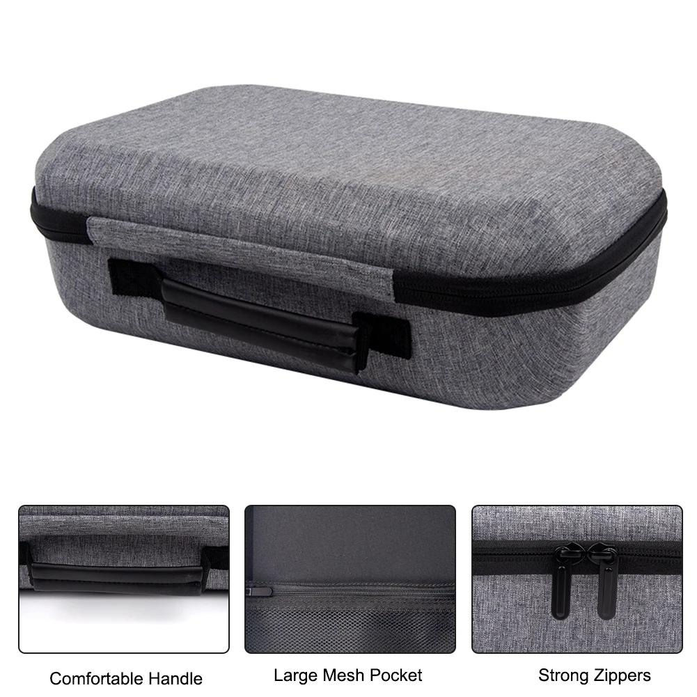 Portable Bag with Lens Cover for Meta Quest 3 VR Game Headset Waterproof Hardshell Case Travel Carrying Case EVA Storage Box
