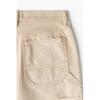 H M Baggy Fit Carpenter Pants Beige