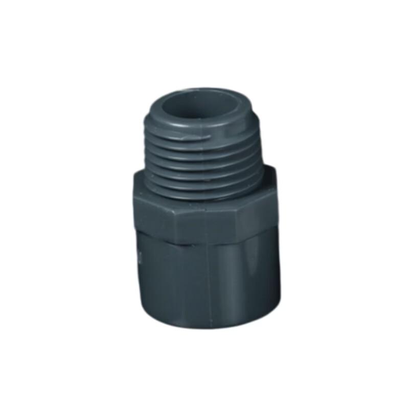 PVC External Thread Straight Pipe Connector