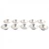 10pcs Aluminum Alloy Egg Tart Molds Candy Cake Muffin Baking Cups Pans Tins Pack