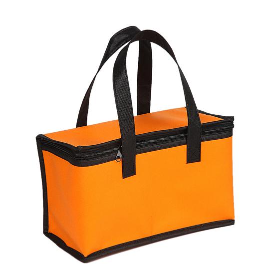 Портативная сумка для ланча с широким отверстием, сумка для ланча из алюминиевой фольги, изоляционная сумка для улицы черный белый