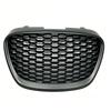 Honeycomb Front Bumper Grill For Seat Leon II 1P Facelift 2009-2012 / Altea Facelift 2009-2015 Matte Black Radiator Grill Grille