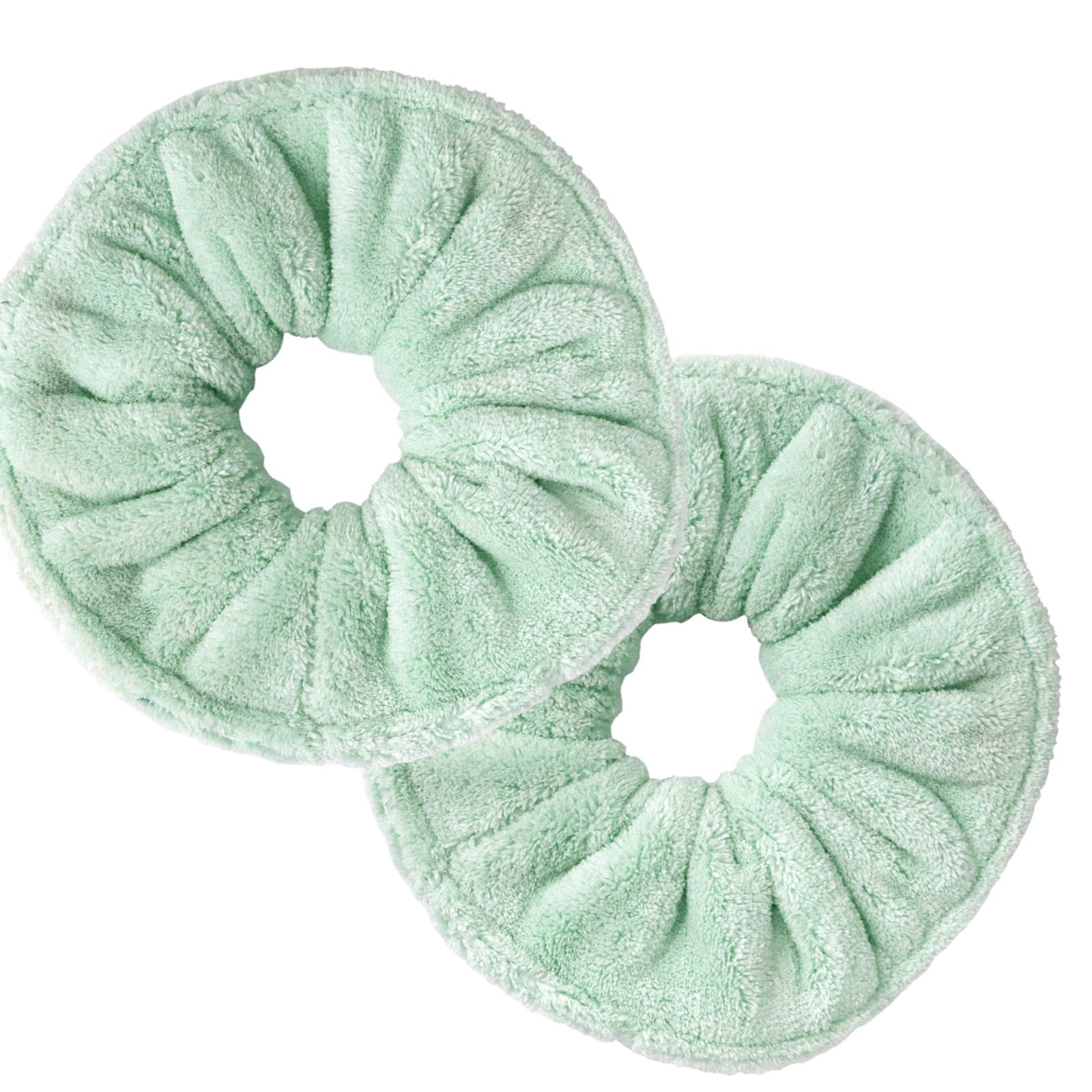 

2 шт. Большие резинки-скранчи для полотенец, мягкие резинки для волос, напульсники для умывания для женщин, девушек, для умывания, макияжа, ухода за кожей, спа, аксессуары для волос