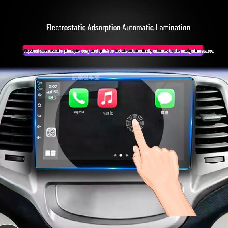 Protective Tempered Glass Screen Protector for Changan Oushang Z6 Cose Pro Navigation Screen