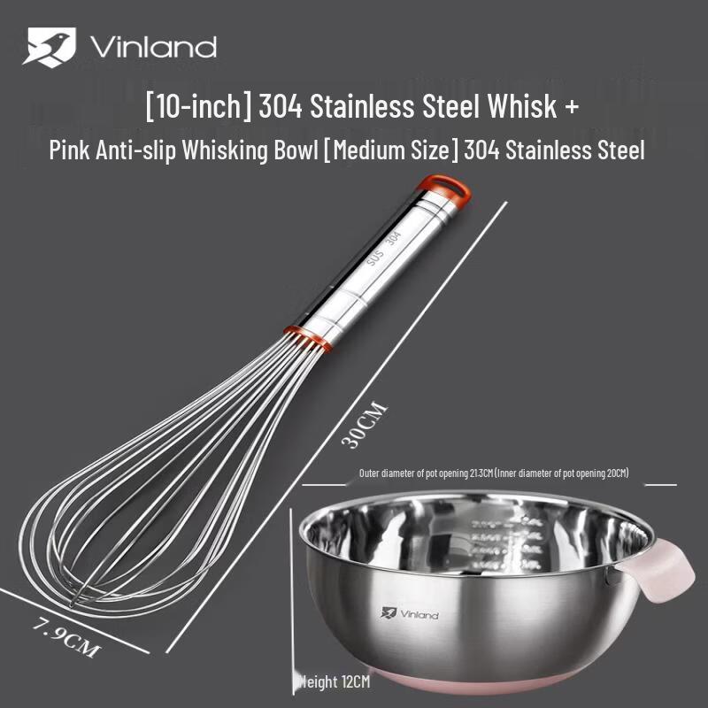 304 Stainless Steel Manual Whisk