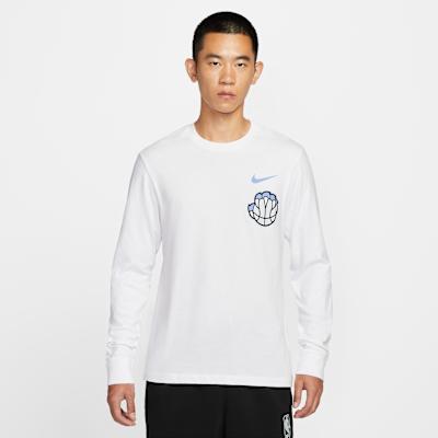 Nike T Shirts Men s White Crew Neck M