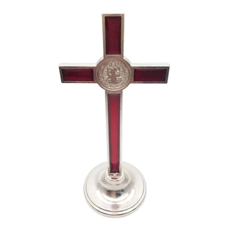 Kreuz Kruzifix Ständer Christus Katholische Jesus Statue Figurine Religiöse Gebet Kirche Dekoration Auto Hause Kapelle Dekor