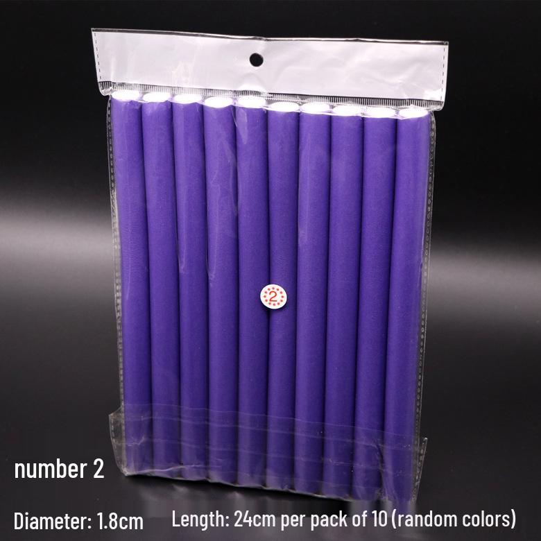 Heatless Sponge Hair Curlers: Rubber Rods for Lazy Curling, Combine into Sets.