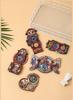 Prague Astronomical Clock 3D Wooden Magnet with Rotating Gears - Czech Travel Souvenir
