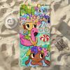Asciugamano da Gioco Cartone Animato D-Dandy's W-World Per Nuoto Yoga Palestra Asciugatura Rapida Morbido e Delicato sulla Pelle Asciugamani da Spiaggia Stagione Unica