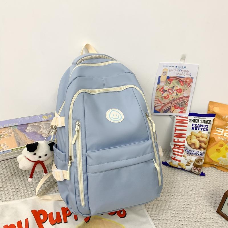 Schoolbag schoolbag Korean version ins high value student bag travel backpack large capacity junior high school high school backpack female sweet
