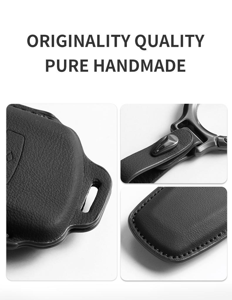 Geely Galaxy Starship 7 Key Case Cover with Protective Shell and Buckle for Car Interior Decoration