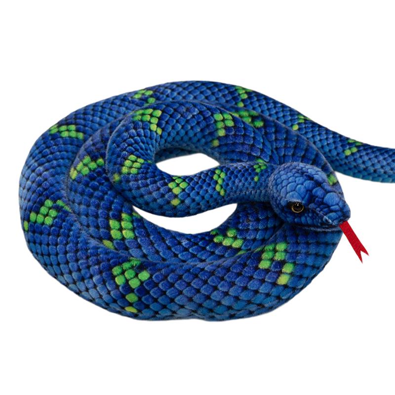 70~280Cm Water Boa Slang Pluche Speelgoed Simulatie Gevlekt 6 Kleuren Eng Dier Pluche Speelgoed Prop Mannen Verjaardagscadeau Straight 70cm