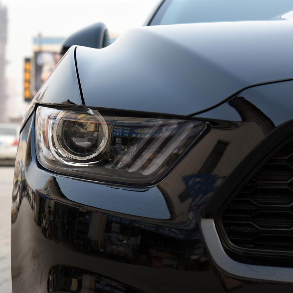 For Ford Mustang 2014 2015 2016 2017 Front Headlamp Cover Lamp Shade Headlight Shell Lens Plexiglass Replace Original Lampshade