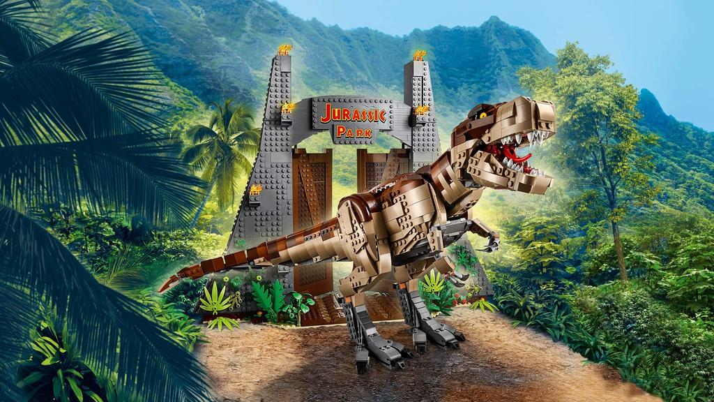LEGO Jurassic World Jurassic Park: T-Rex Rampage 75936