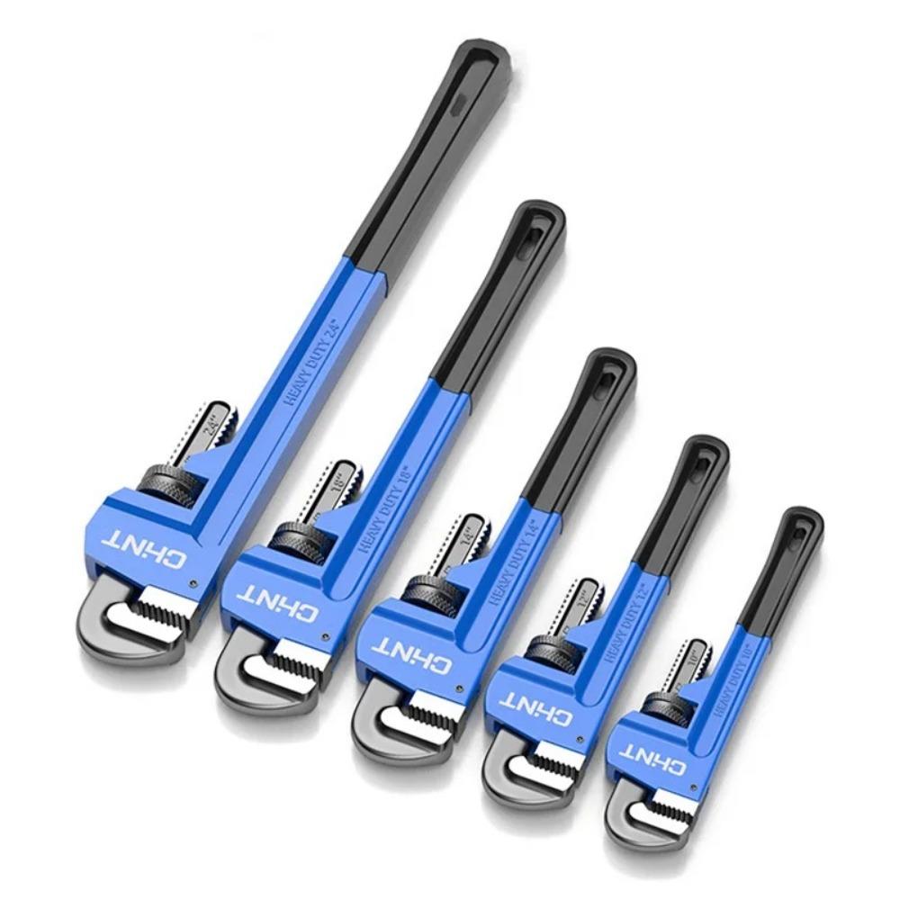 Pipe Wrench European Style Heavy Duty 10" Pipe Pliers 8 To 14 Inch Quick-Opening High-Carbon Steel Plumbing Pincers Repair Tool