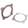 Turbo Exhaust Downpipe Flange 76mm Outlet 4 Bolt Steel Gasket DIY Kit for Garrett T4 GT Series