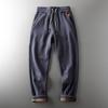 Foreign Trade Tail Order Cut Label Winter Fleece-Lined Casual Men's Pants