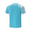 Li Ning Table Tennis Series Sports Comfortable Breathable Short Sleeve T-Shirt Men Tops Dolphin-Blue AAYV119-2