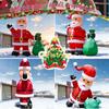 20/26/33/40FT Giant Inflatable Santa Claus Outdoor Christmas Decor Xmas Ornament Huge Blow Up Santa Claus with Light