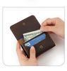 Men's Crazy Horse Leather Card Holder & Wallet - Genuine Dark Buckle, Multi-functional, Bi-fold, First Layer Cowhide