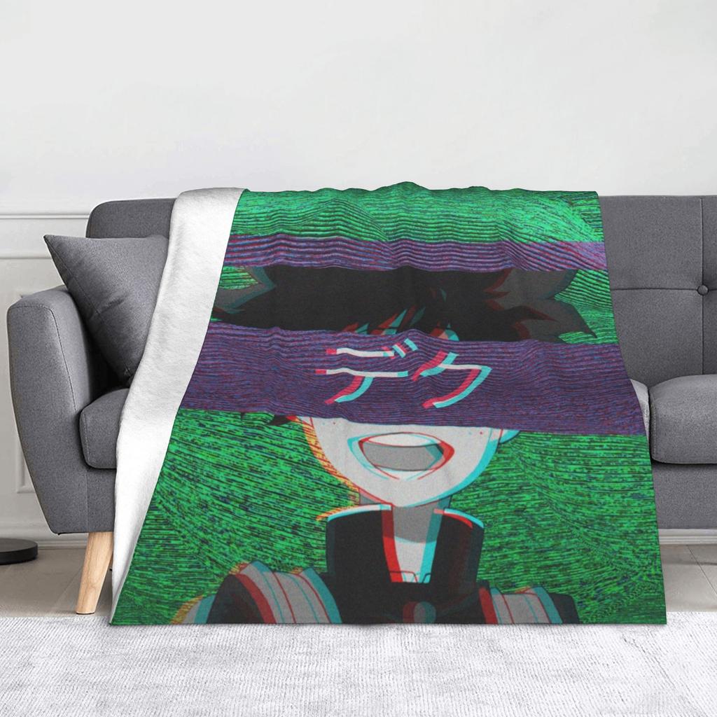 Hawks My Hero Academia Blanket Fleece Spring Autumn Portable Super Soft Throw Blankets for Bedding Bedroom Bedspread