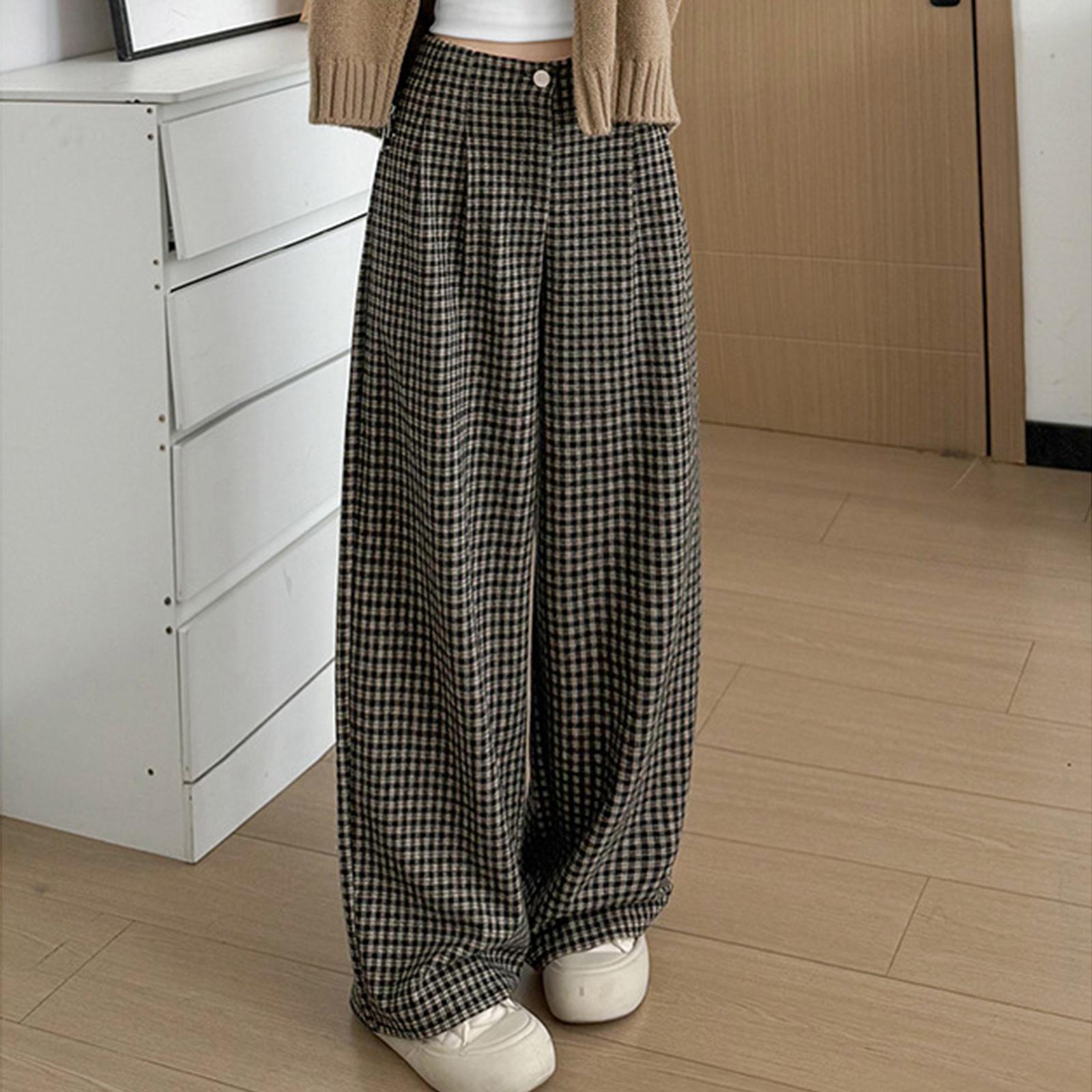 

Women s Fashionable Loose Wide Leg Trousers M
