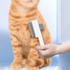 SelfCleaning Pet Detangling Brush Fine Teeth Hair Comb For Small to Large Dog Loose Furs Deshedding Grooming Tool 2pcs