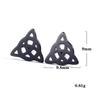 Jeshayuan Triquetra Celtics Irish Knot Stud Earrings For Women Birthday Gift Amulet Wicca Jewelry Stainless Steel Earrings