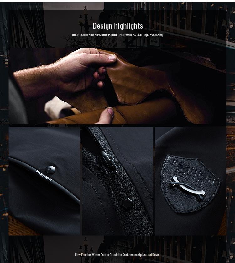 Men's Slim Fit Solid Color Korean Style Baseball Jacket - Spring Autumn Plus Size Outerwear