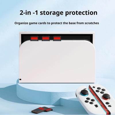 TPU Soft Case Cover For Switch 2 Charging Dock Station Protection Shell Anti-Scratch Case For Switch2 Game Card Slots Cover