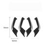 4x Carbon Fiber Door Handle Bowl Decoration Cover For Chevrolet Sonic 2012-2016